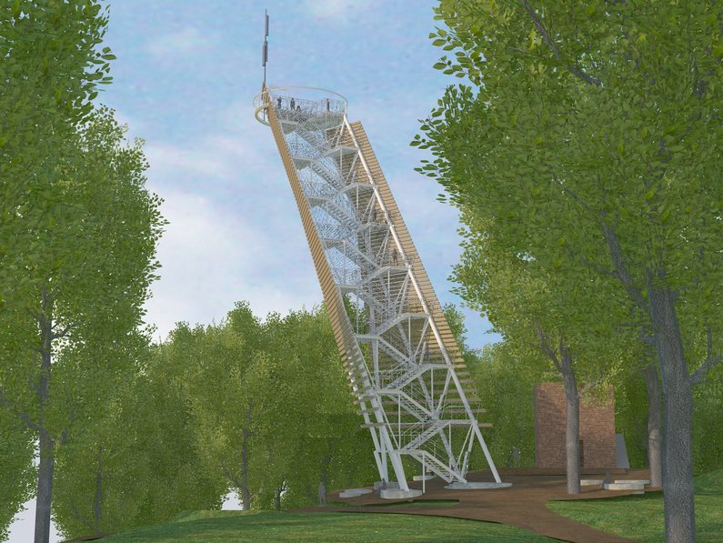 Visualisierung - Ansicht von der Seite