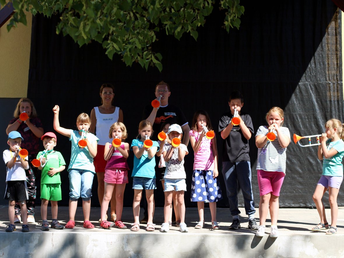 Gruppenfoto Musikwerkstatt 2