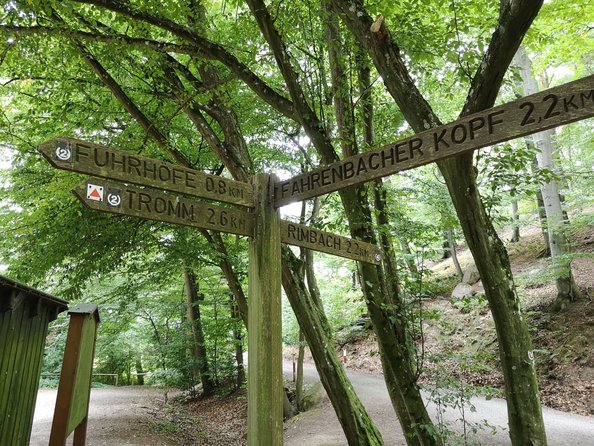 Beschilderung Wanderwege Tränke